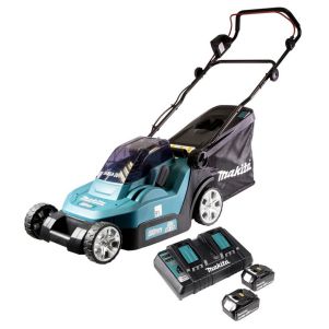 Makita DLM432PT2 - Masina de tuns gazonul + 2 acumulatori LXT 18V, 5,0Ah + incarcator