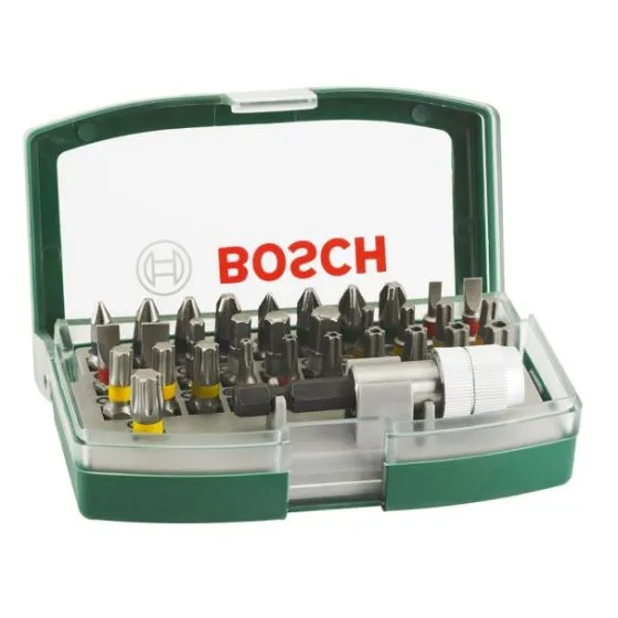 Bosch 2607017063 Set 32 biti pentru insurubare, hex 1/4