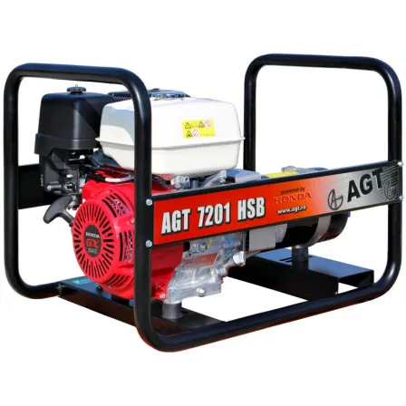 Generator de curent monofazat, 6 kVA, 6,1 L, pornire manuala, AGT