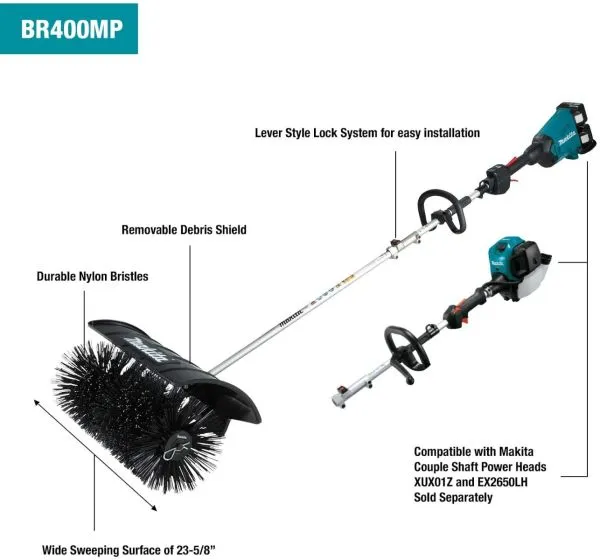 Accesoriu perie plastic pentru maturat MAKITA BR400MP