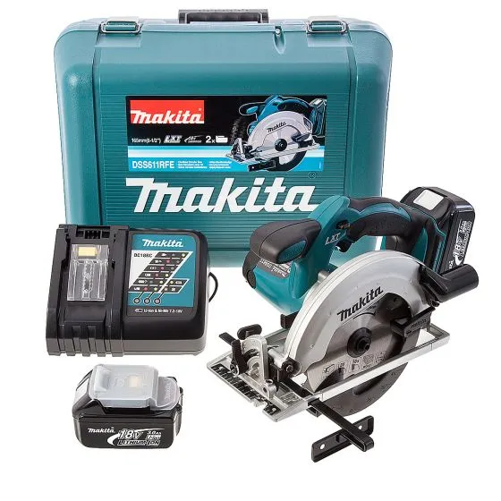Fierastrau circular cu acumulator MAKITA DSS611RFE