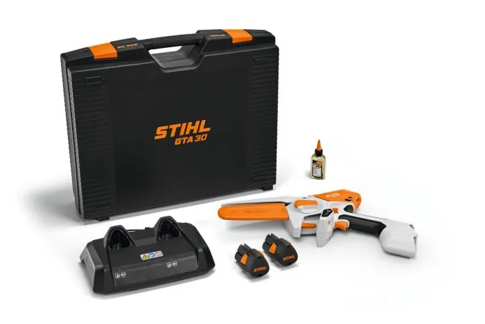 Stihl GTA 30 Set-Motofierastrau multifunctional, 2 acumulator si