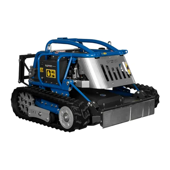 Robot pentru tocat vegetație în pante si locuri greu accesibile