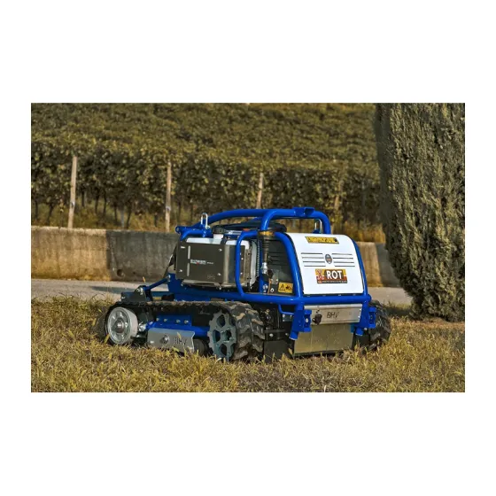 Robot pentru tocat vegetație în pante si locuri greu accesibile