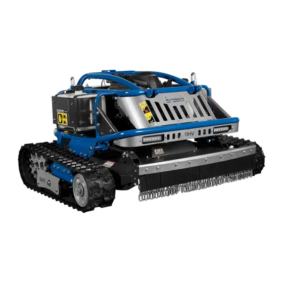 Robot pentru tocat vegetație în pante si locuri greu accesibile