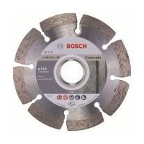 Disc diamantat, cu segmente, pentru debitare beton, Bosch 2608602196, 115 x 22.23 x 1.6 x 10 mm, 