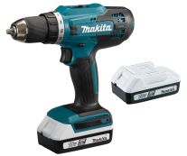 Masina de gaurit insurubat Makita DF488DWE, 2x18V/1.5Ah