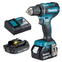 Masina de gaurit si insurubat MAKITA DDF485FYX3, 2x18V/3.0Ah/1.5Ah, Li-Ion LXT, 50 Nm