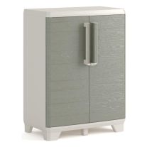 Dulap pentru gradina KETER 9768000 Wood Grain, 68 x 39 x 97 cm, bej