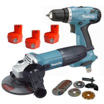 Polizor unghiular Makita GA5030+masina gaurit insurubat 6281D