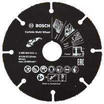 Disc taiere carbura metalica Bosch 2608623012, 115x22.23x1 mm