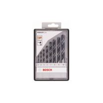 Set 8 burghie elicoidale pentru lemn Robust Line Bosch 2607010533, 3-10 mm, prindere cilindrica