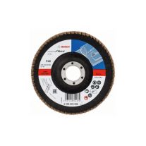 Disc lamelar Bosch 2608603656, X431, granulatie 40, profil convex, 125X22.23 mm