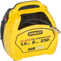 Stanley STN595 Compresor de aer, cu piston, fara ulei, 1.5 CP, 8 bar, 180l/min + accesorii
AirKit