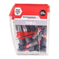 Set biti pentru insurubat Milwaukee Shockwave Impact Duty 4932430880, TX25, 25 mm