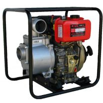 Motopompa KDP 40 THE, Diesel, Apa curata / semi-murdara, aspiratie 4", refulare 4", 12.5 CP, 40 mc/h, pornire la cheie