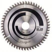 Disc circular, pentru aluminiu / lemn / plastic, Bosch Multi Material, 2608640509, 190 x 30 mm