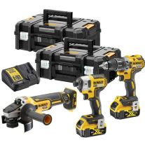 Set 3 scule DeWalt DCK384P2T-QW