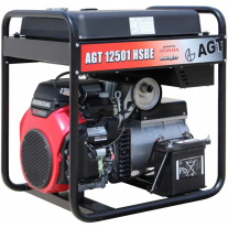 Generator de curent monofazat, 12 kVA, 45 L, pornire electrica, AGT 12501 HSBE R45 AVR