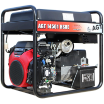 Generator de curent monofazat, 13,5 kVA, 45 L, pornire electrica, AGT 14501 HSBE R45 AVR
