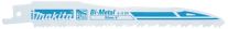 Makita B-05044 Set 5 panze fierastrau sabie, bi-metal, multimaterial, 6-11 TPI, 152x18.4 mm