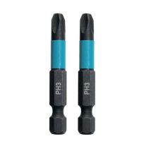 Set 2 biti impact MAKITA B-63731, black, hex 1/4", PH3, 25 mm