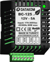 Datakom  BC-125 Incarcator acumulator generator