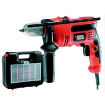 Bormasina (masina de gaurit) cu percutie BLACK&DECKER KR604CRESK