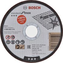 Disc abraziv debitare inox, 115x1.6x22.23 mm, Bosch 2 608 603 170