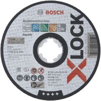Disc abraziv debitare multimaterial, 125x1.6x22.23mm, Bosch 2 608 619 270 X-Lock