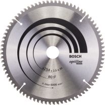 Panza fierastrau circular 254x2.5x30 mm, 80 dinti, lemn, Bosch 2 608 640 437