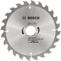 Bosch 2608644376 Panza taiere lemn gama ECO, pentru fierastrau circular, 190x30x2.2 mm, cu 24 dinti