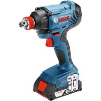 Masina de gaurit si insurubat cu impact si acumulator Bosch GDX 180-LI, 18V, 2x 2Ah