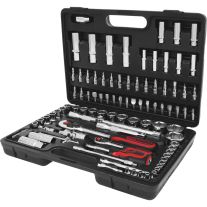 Set chei tubulare 1/4" + 1/2" CHROMEplus KS TOOLS, 96 piese-918.0796