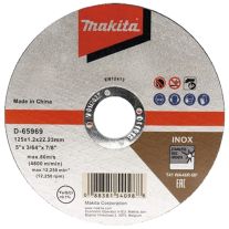 Disc abraziv taiere inox MAKITA D-65969, 125x1.0x22,23 mm