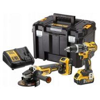DeWalt DCK2020P2T Set 2 masini cu 2 acumulatori XR 18V/5.0Ah si incarcator, cutie TSTAK VI