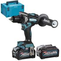 Makita DF001GM201 - Masina de insurubat si gaurit + 2x40V 4Ah + incarcator + Makpac