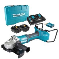 Makita DGA901T2U2 - Polizor unghiular cu acumulatori 18V, 230 mm