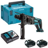 Makita DHR241RFJ - Ciocan rotopercutor cu 2 acumulatori 18V LXT