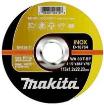 Disc abraziv economic pentru taiere inox MAKITA D-18770, 125mm