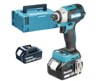 Makita DTD201RTJ-Masina de insurubat cu impact,18V, 2x 5Ah, 210 Nm