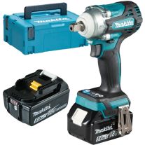 Makita DTW301RTJ - Cheie cu impact, 1/2'', 330 Nm + 2x18V 5Ah LXT + incarcator + Makpac