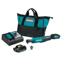 Makita DWR180RA Cheie cu clichet Li-Ion LXT 18V/2.0Ah, prindere 3/8" si 1/4", 47.5 Nm + acumulator + incarcator