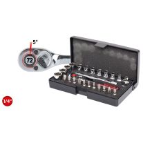 Set prize CHROMEplus 1/4", 26 buc