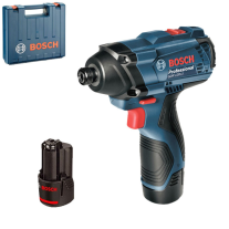 Surubelnita cu impact BOSCH GDR 120-LI, 12 V, 2x2Ah