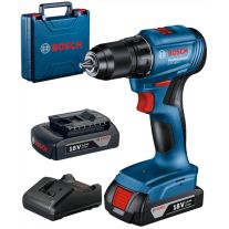 Bosch GSR 185-Li - Masina de insurubat si gaurit + 2 acumulatori 18V-2Ah + incarcator