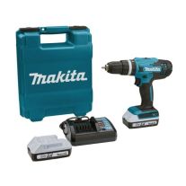 Masina de gaurit si insurubat cu percutie Makita HP488D006, 2 x Li-Ion, 18V, 2.0Ah