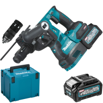 Makita HR002GM201 - Ciocan rotopercutor + 2x40V 4Ah XGT