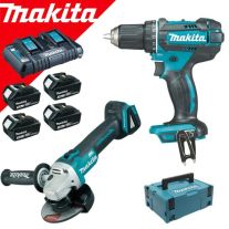 Masina gaurit insurubat MAKITA DHR482Z + Polizor unghiular DGA504Z