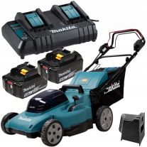 Makita DLM481CT2 - Masina de tuns gazonul + 2 acumulatori LXT 18V, 5,0Ah + incarcator, autopropulsie